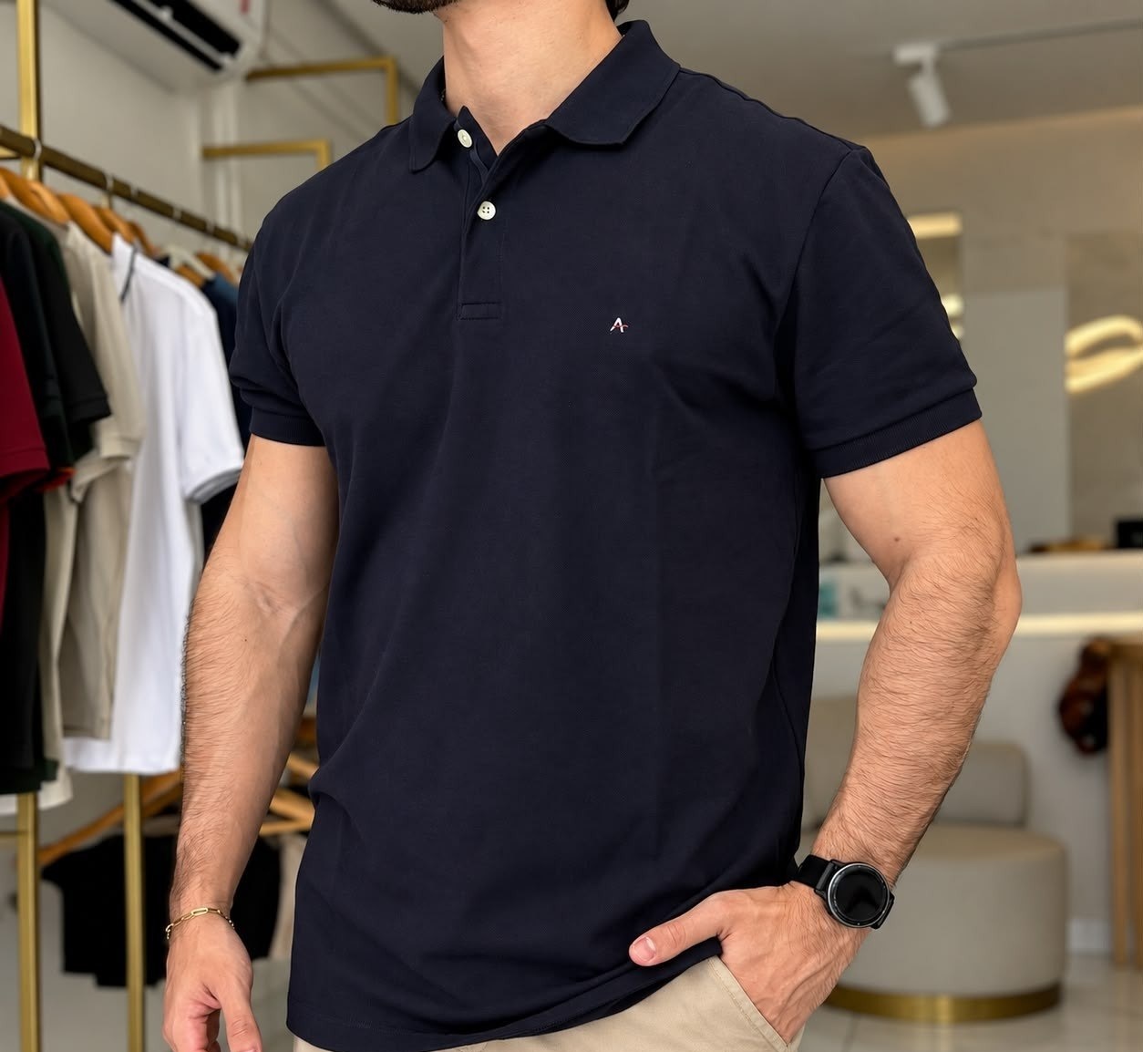 Camiseta Polo Aramis Basic Piquet