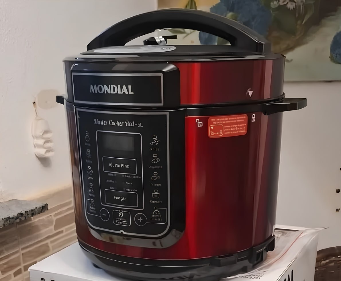 Panela de Pressão Elétrica Mondial 5L 900W - 220V