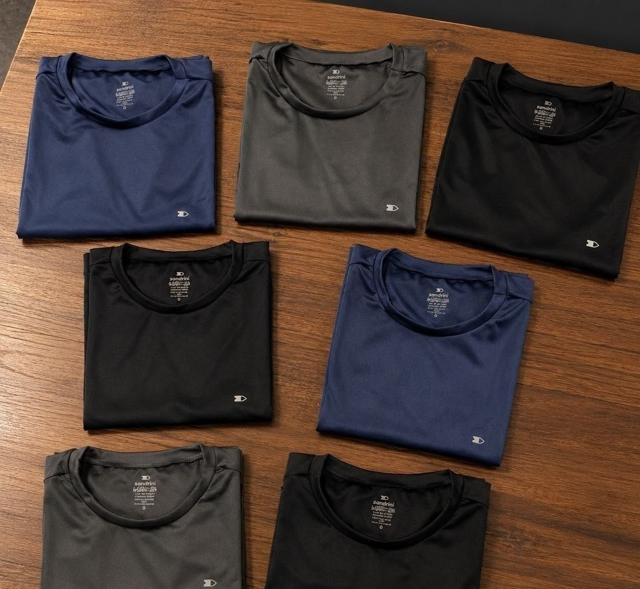 Kit com 8 Camisas Sandrini Dry Fit Academia