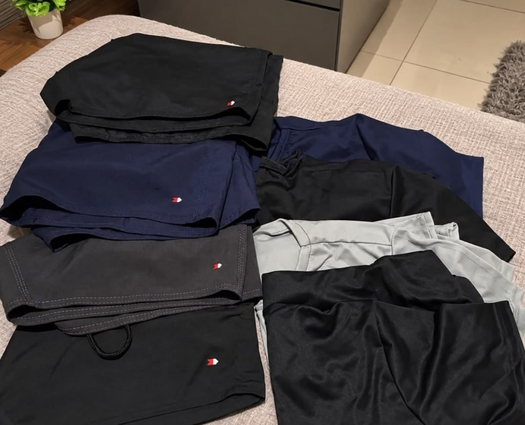 Kit 8 Peças Dry Fit Sandrini 4 Camisetas  4 Shorts