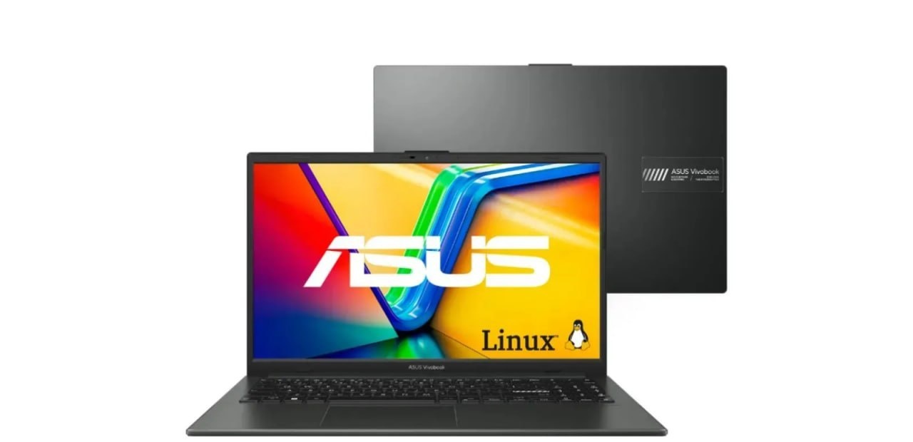 Notebook ASUS VivoBook Go 15 AMD Ryzen 5 7520U 16512GB SSD Linux 15,6 FHD