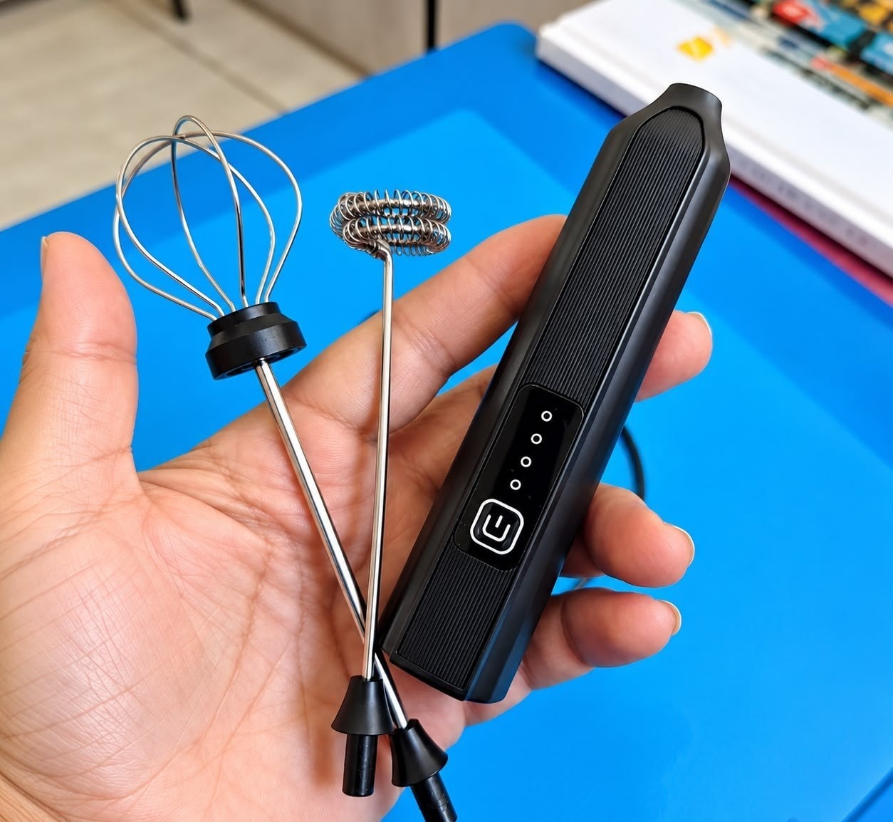 Mixer Portátil 2 Em 1 Recarregável