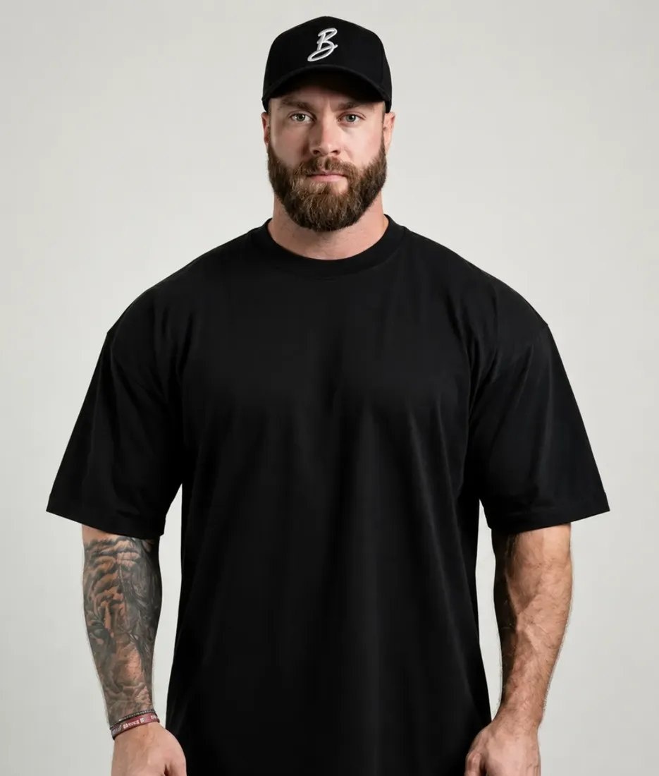 Camiseta Oversized Para Treino E Casual 100 Algodão Premium