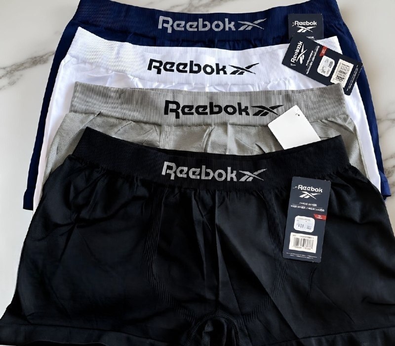 Kit com 6 Cuecas Boxer Reebok Microfibra