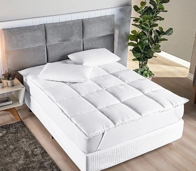 Protetor Colchão Cama Pillow Top Casal 400 Fios