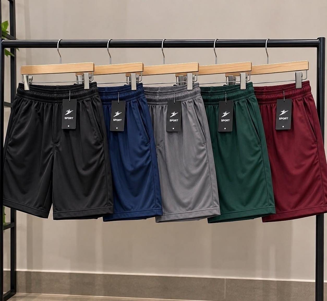Kit com 5 Bermudas Esporte