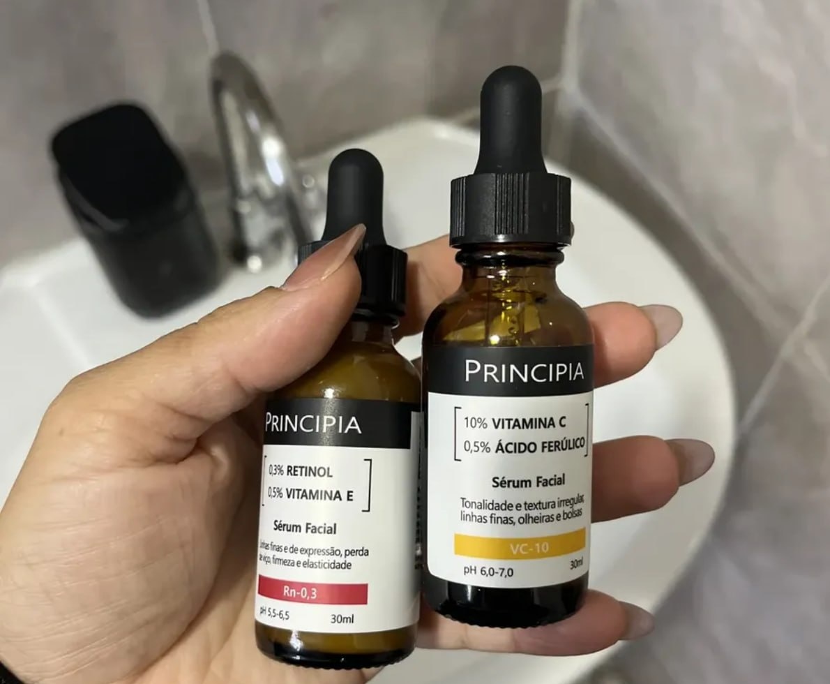 Principia Kit Tratamento C 2 Séruns Vitamina C 10  Retinol