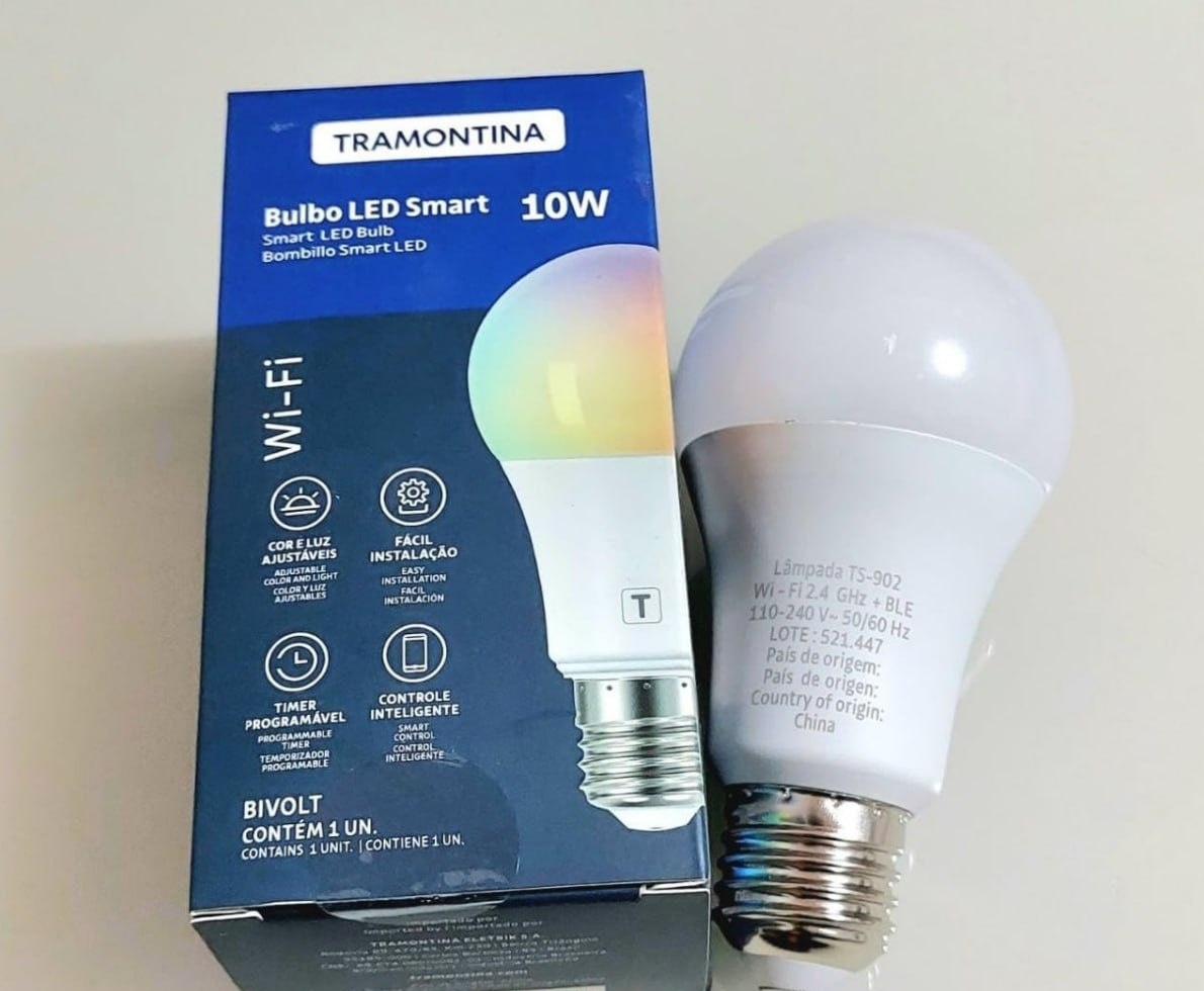 Tramontina Lâmpada Smart LED Inteligente E27 10W