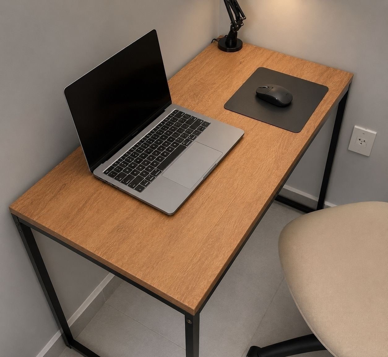 Escrivaninha Industrial Mesa Aço MDF 7 cores