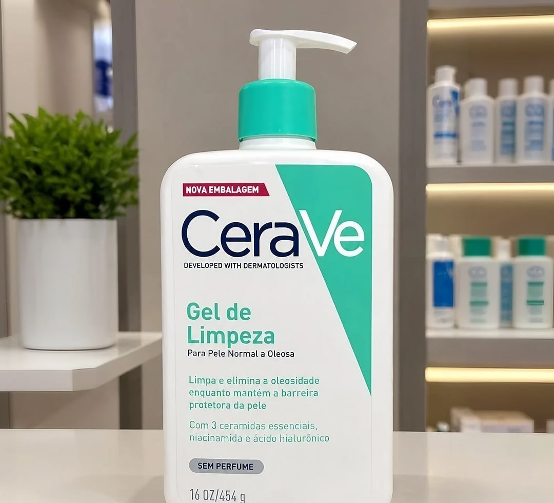 Gel de Limpeza Facial Pele Oleosa CeraVe 454g