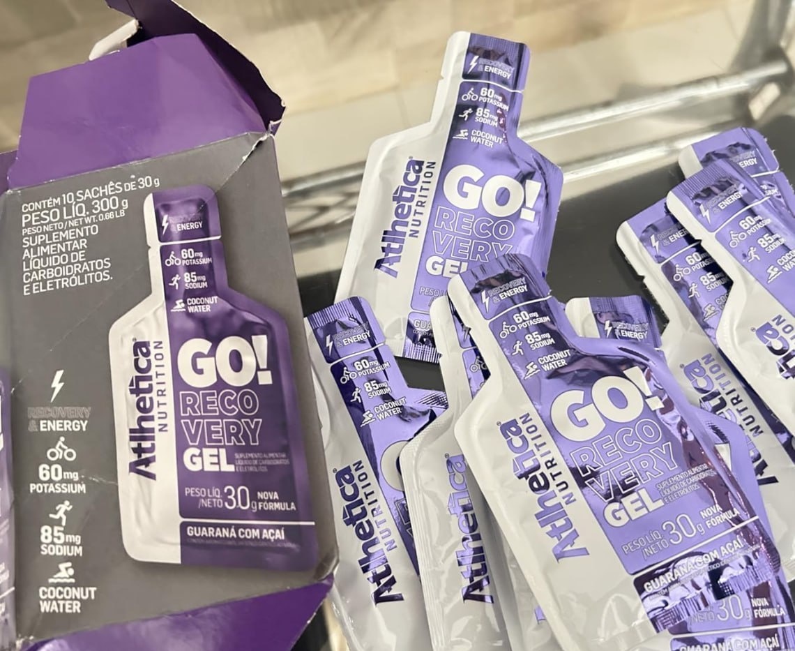 Atlhetica Nutrition Go Energy Gel 10 Sachês - Guaraná e Açai