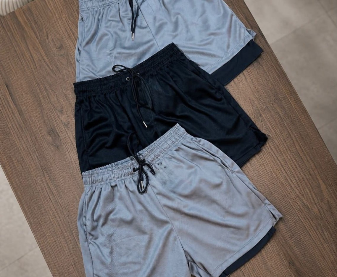 Kit 3 Shorts 2 em 1 Dry Fit