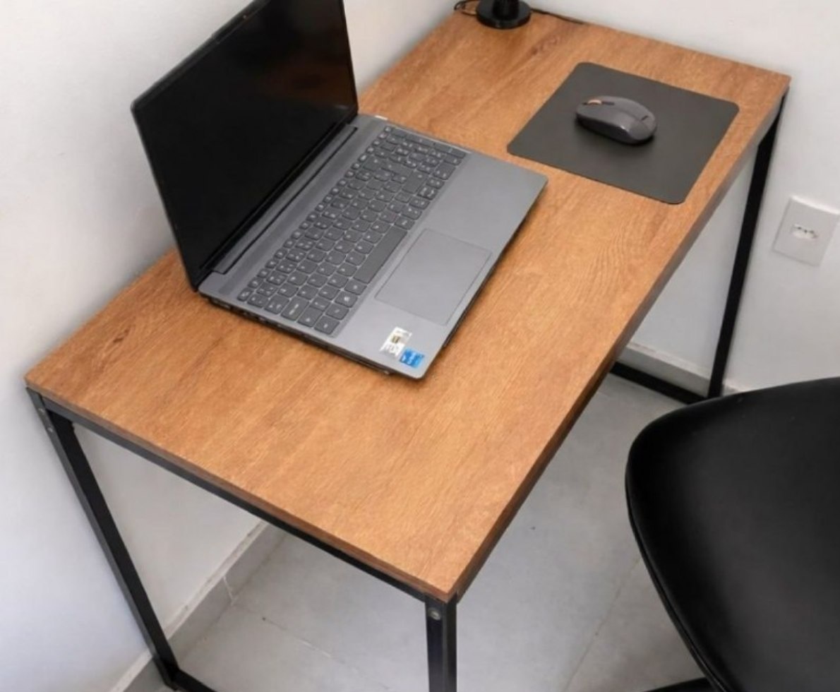 Escrivaninha Industrial Office Aço Mdf