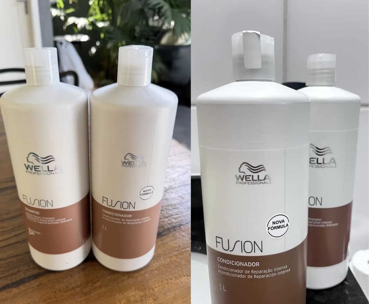 Kit Wella Professionals Fusion Shampoo 1l  Condicionador 1l