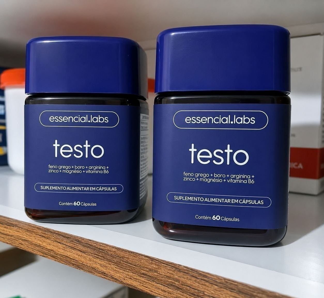 Precursor da Testosterona Testo Essencial 60 Cápsulas