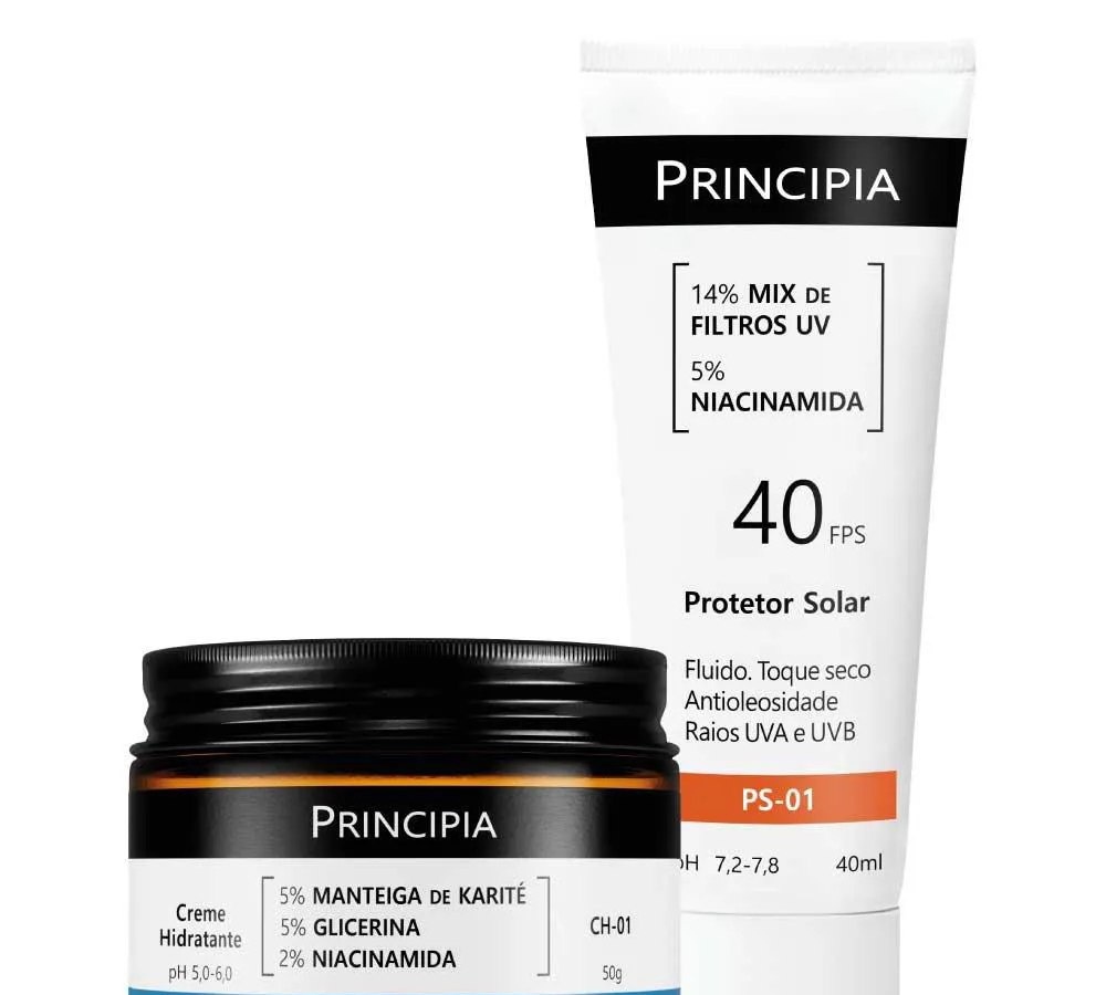 Principia Kit Hidratação E Proteção Facial Ch-o1  Ps-01