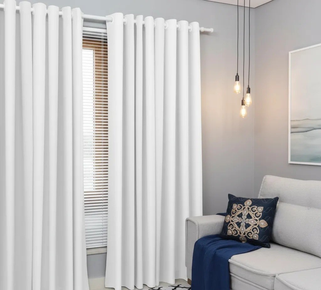 Cortina Oxford Tecido Premium Grosso 300x250 Sala Quarto