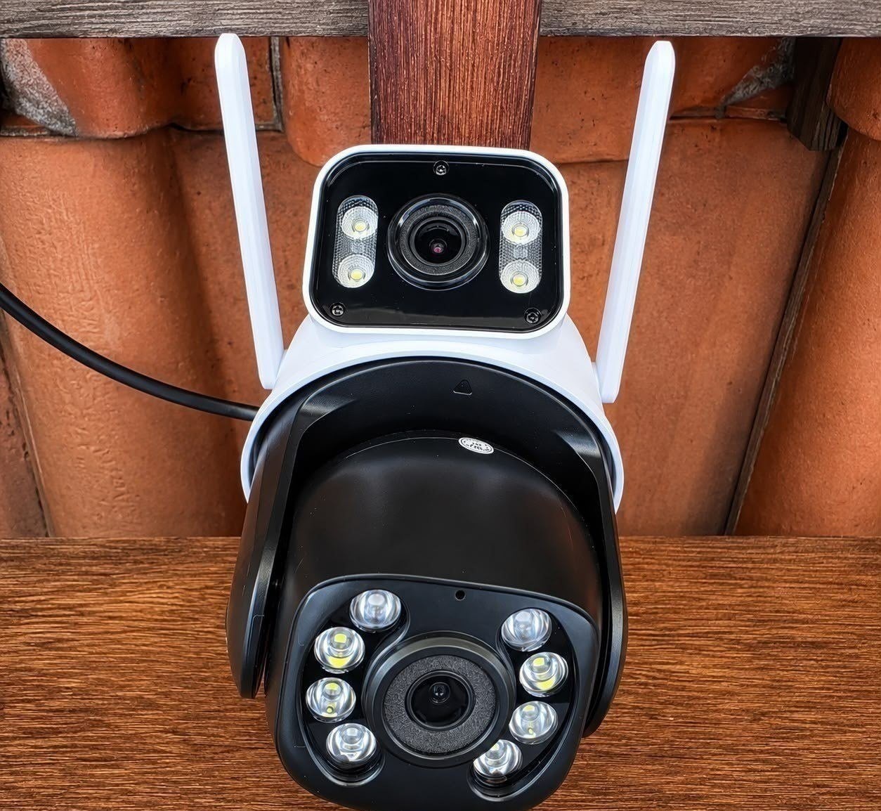 Câmera Segurança IP Externa WiFi A28 App Icsee à Prova DÁgua