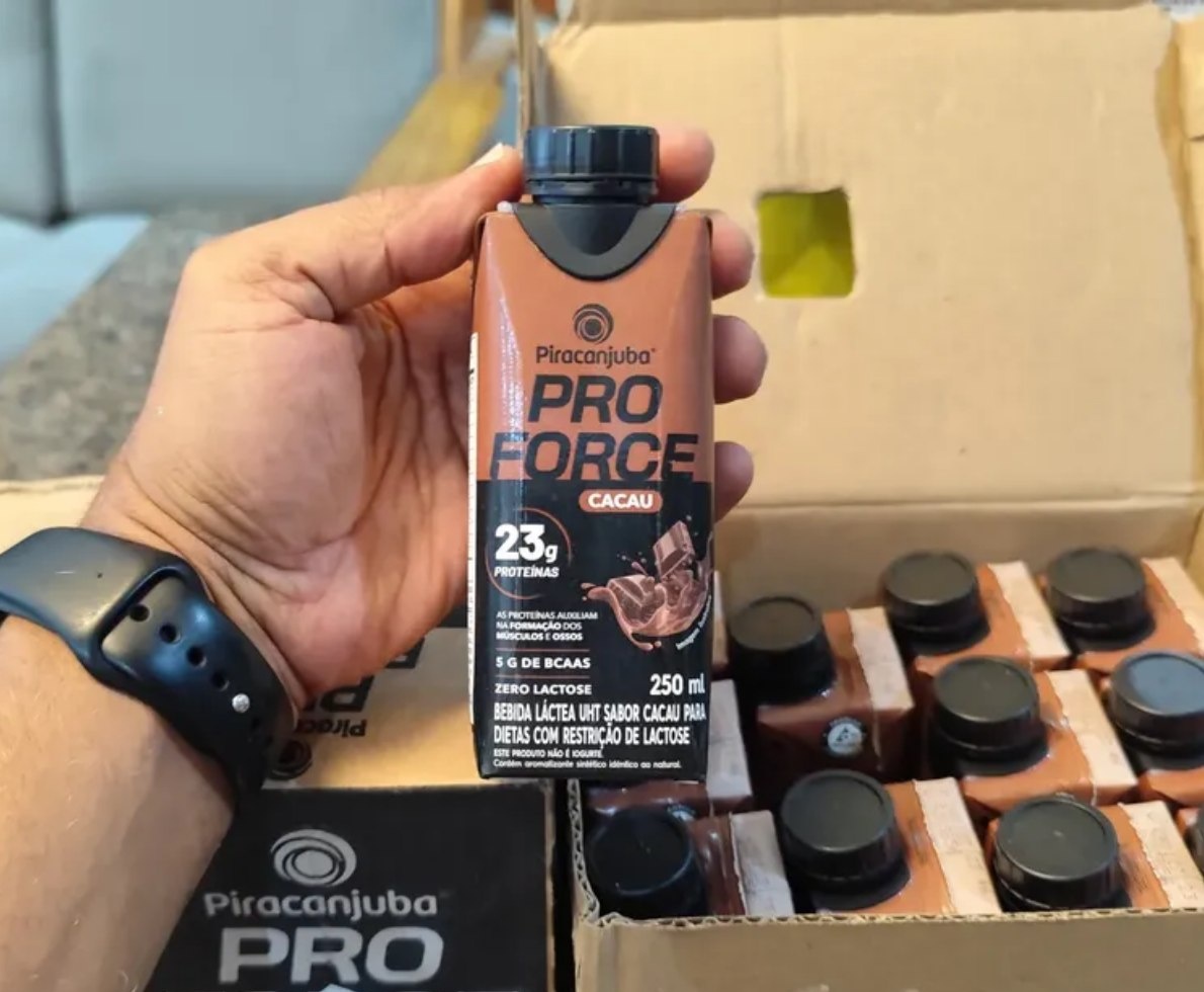 Kit 12 Bebida Whey Piracanjuba 0 Lactose Sabor andreindicatech 250ml