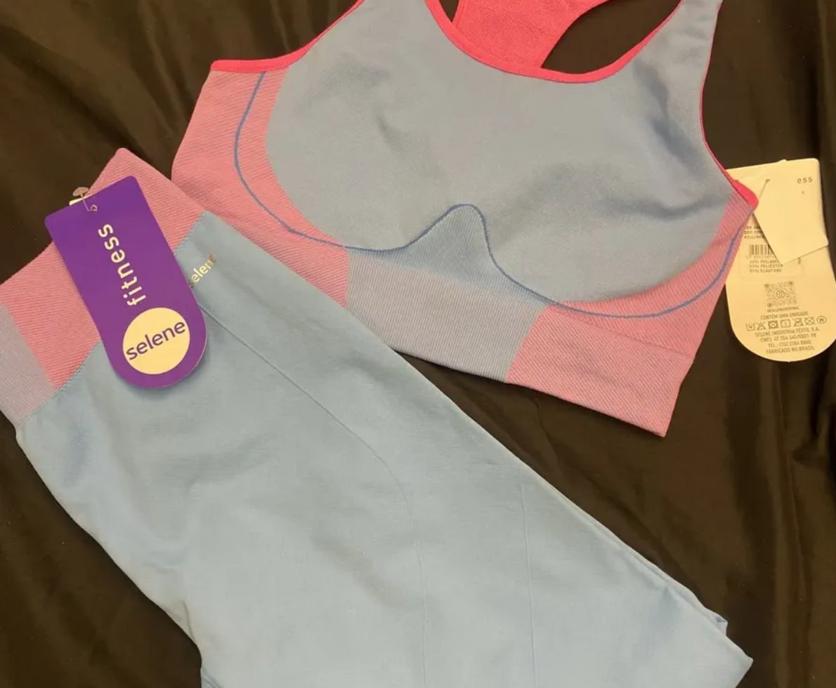 Conjunto Sem Costura Legging  Top Selene várias cores