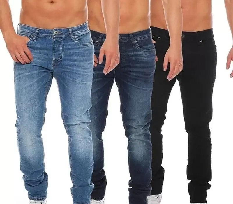 Kit 3 Calça Jeans Slim Fit Lycra