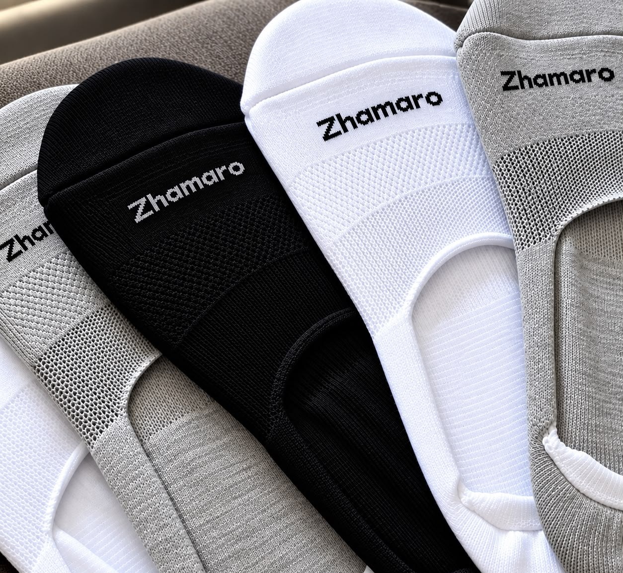Kit 10 Pares Meias Zhamaro Algodão Sapatilha Invisível
