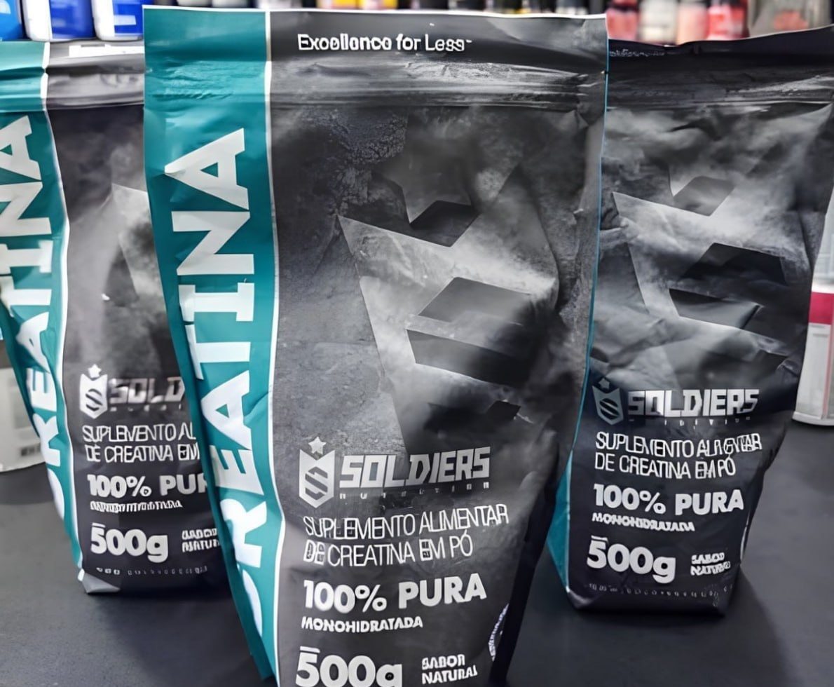 Creatina Monohidratada 500g Soldiers Nutrition