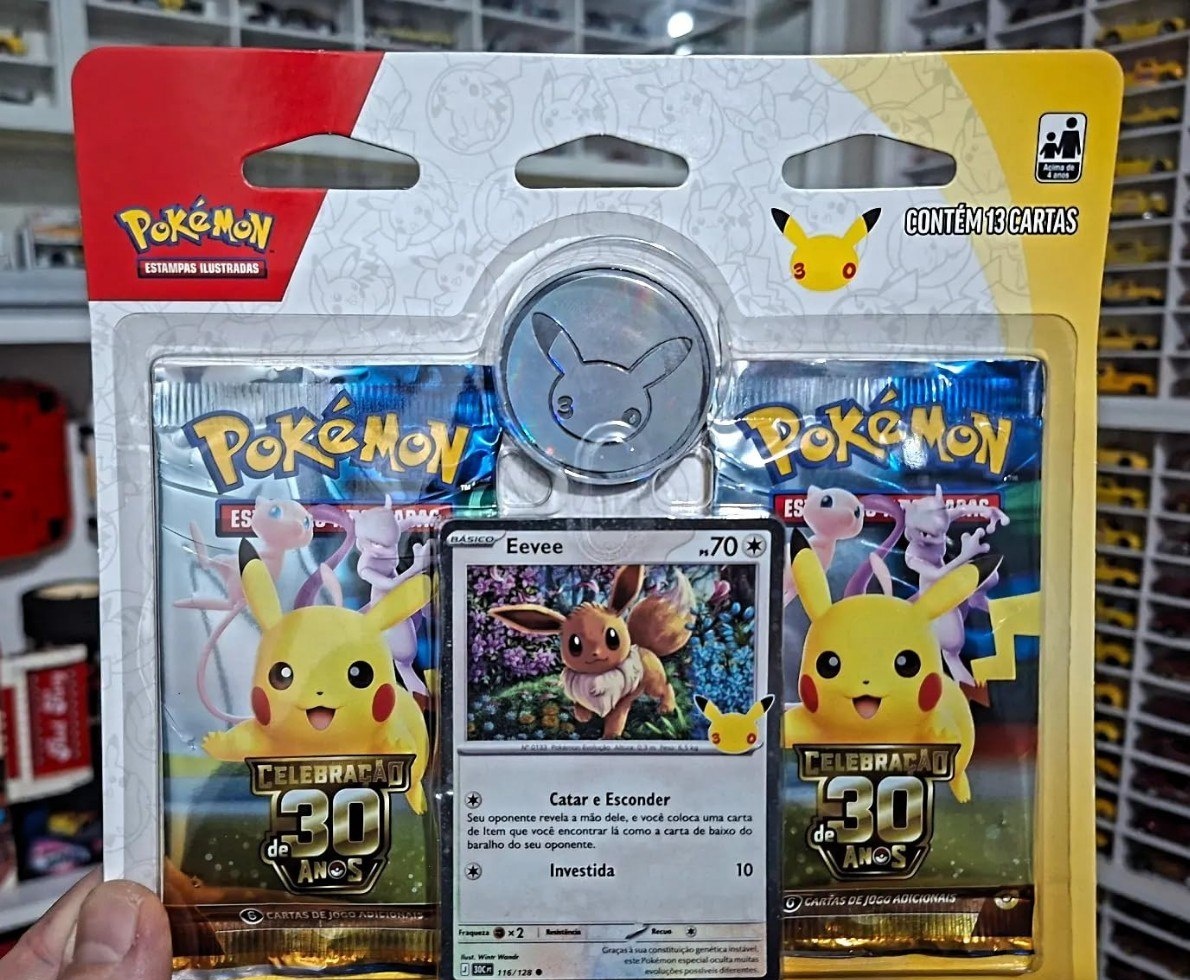 Pokémon Blister Duplo Celebrações 30 Anos Eevee