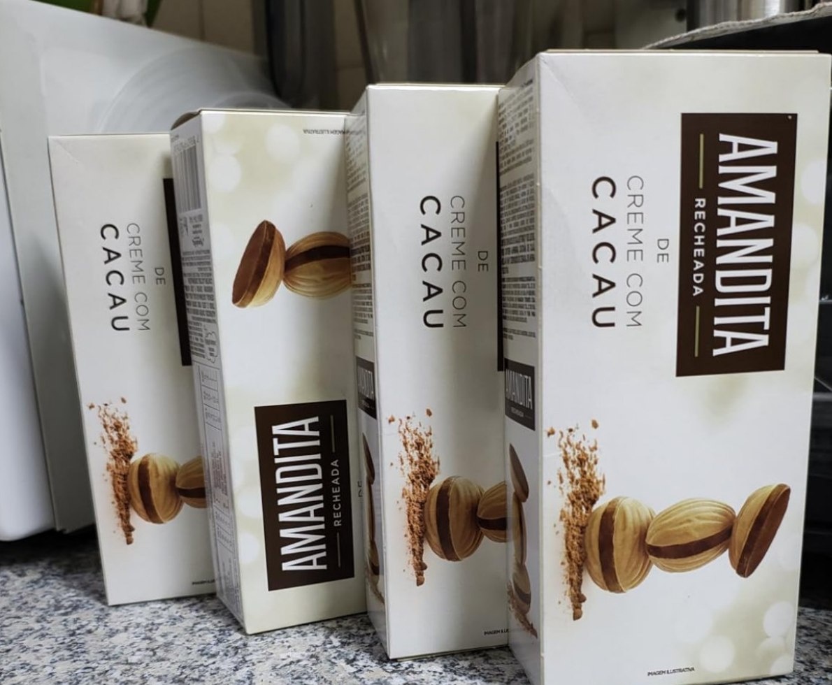 Wafer Recheado Amandita Sabor Chocolate 200g