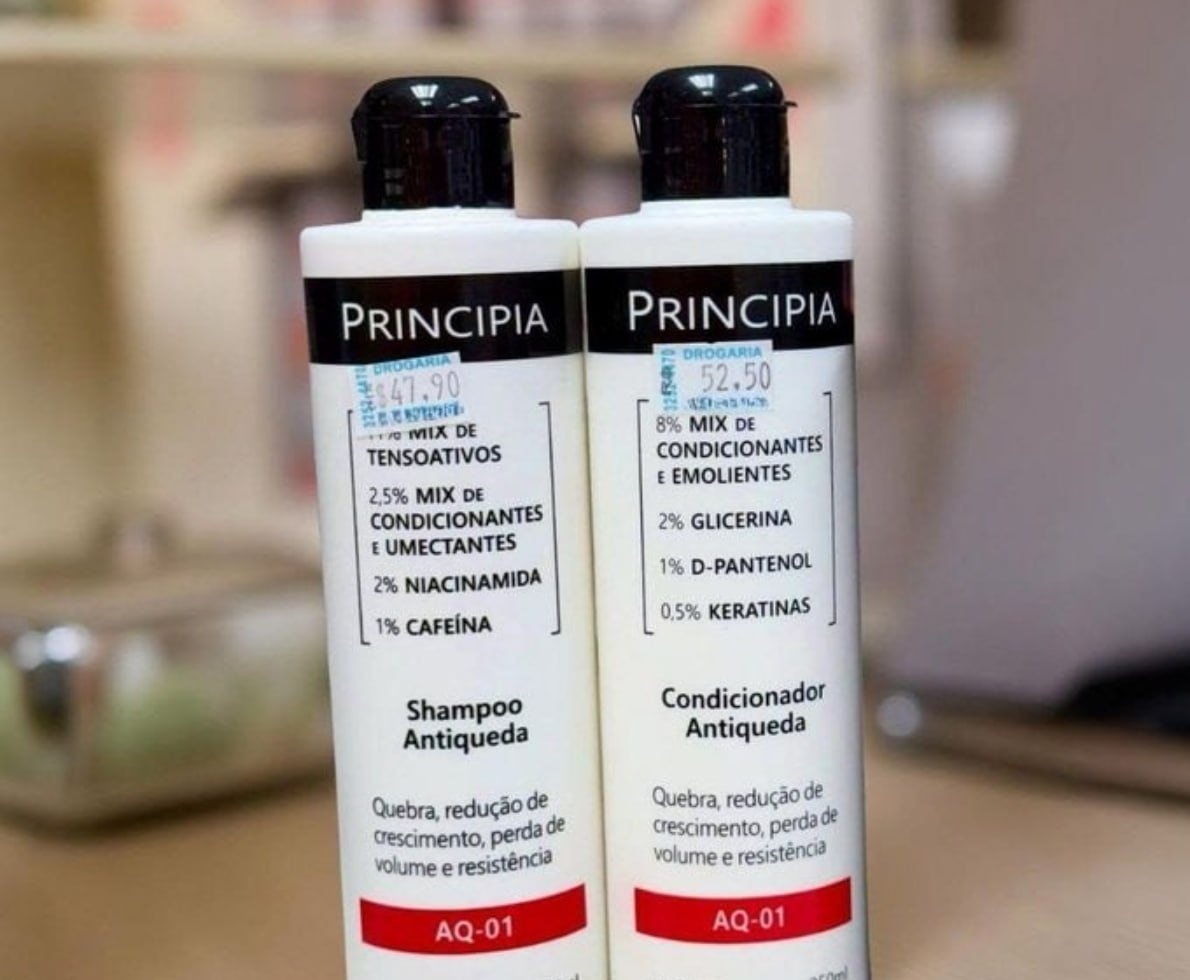 Principia Kit Shampoo E Condicionador Antiqueda Aq-01