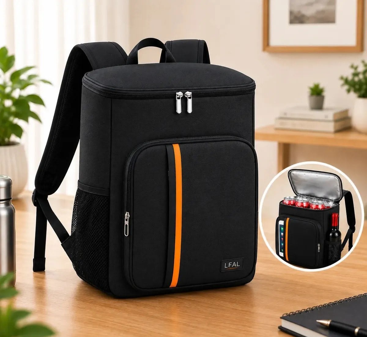 Mochila Térmica Bolsa Termica Viagem Espaçosa Bag Comida Trabalho Bebida