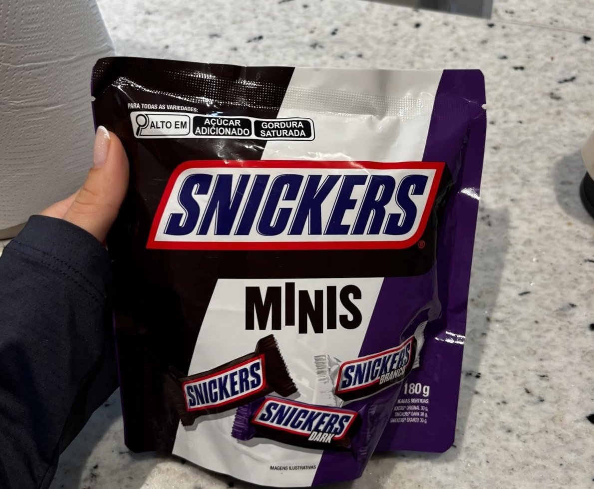 Chocolate Snickers Variedades Minis 180g