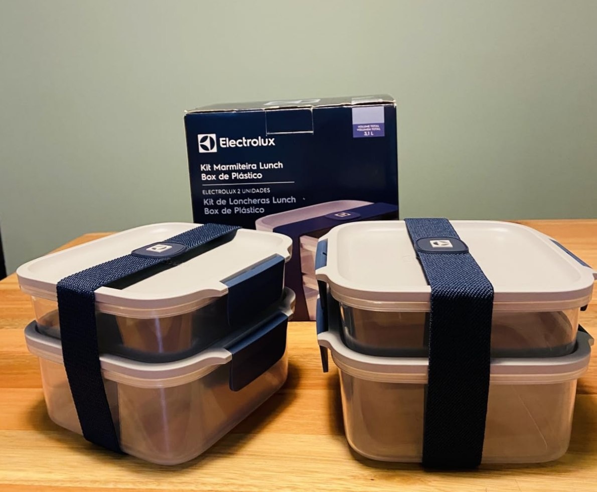 Kit 4 Potes Marmita de Plástico Electrolux