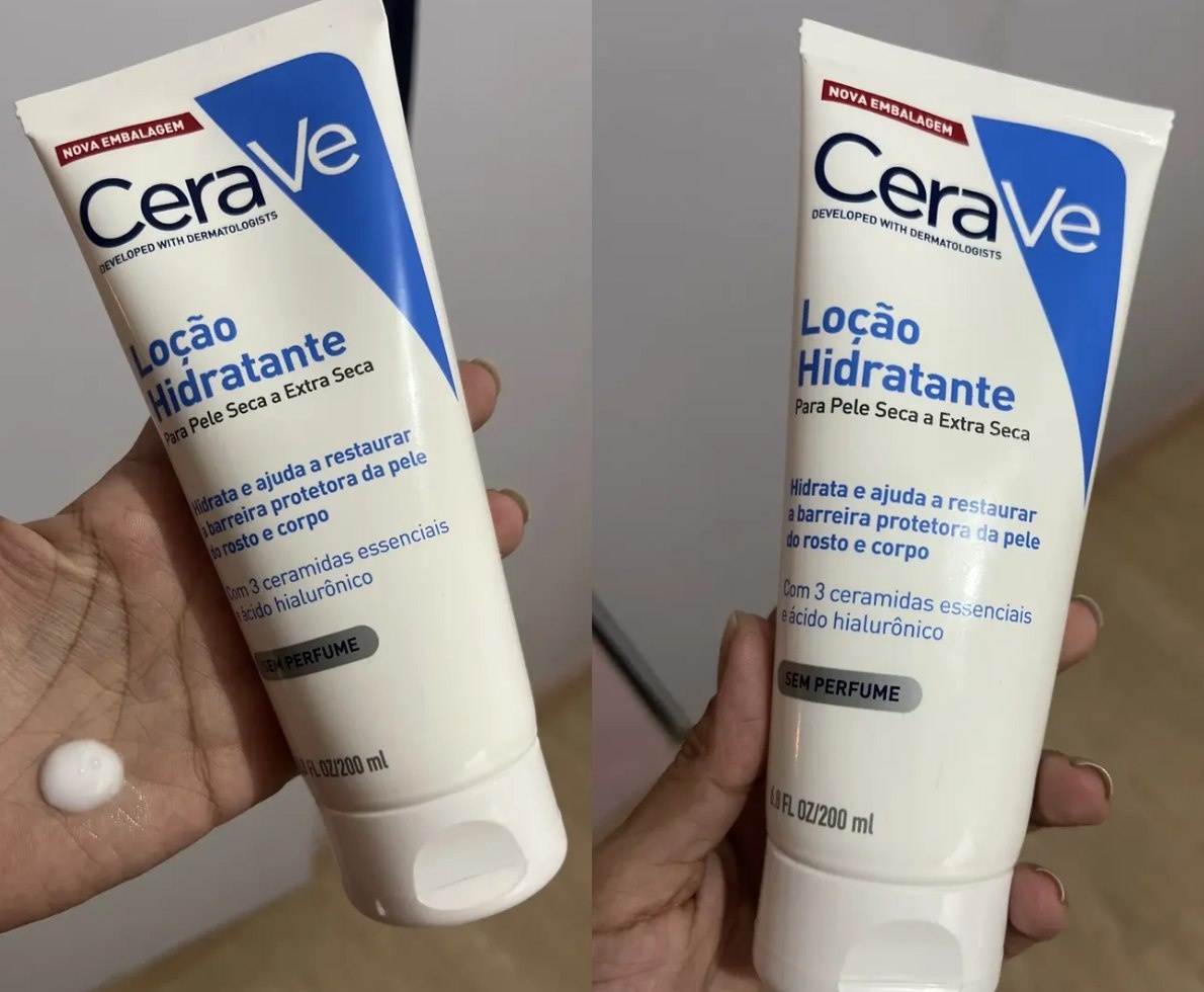 Loção Hidratante Corporal Cerave p Pele Seca e Extra Seca 200mL