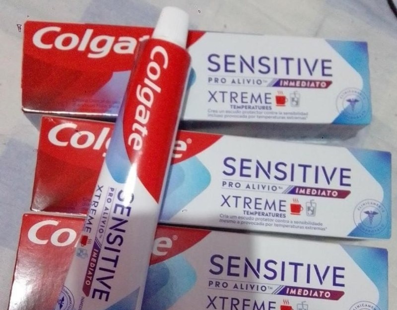 3 unid Colgate Creme dental Sensitive Pro Alívio Imediato Xtreme