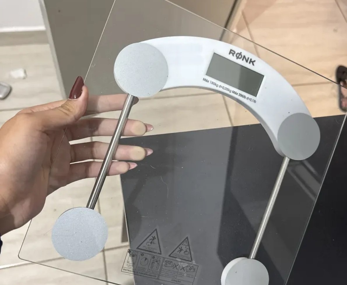 Balança Corporal Digital Vidro Temperado até 180kg