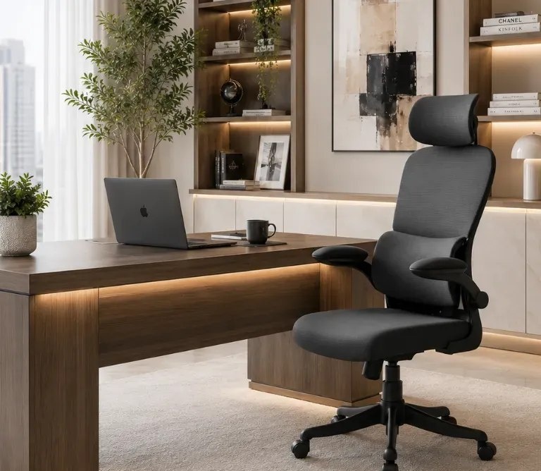 Cadeira Escritório Ergonômica Maat Brand Suporte Lombar Nr17