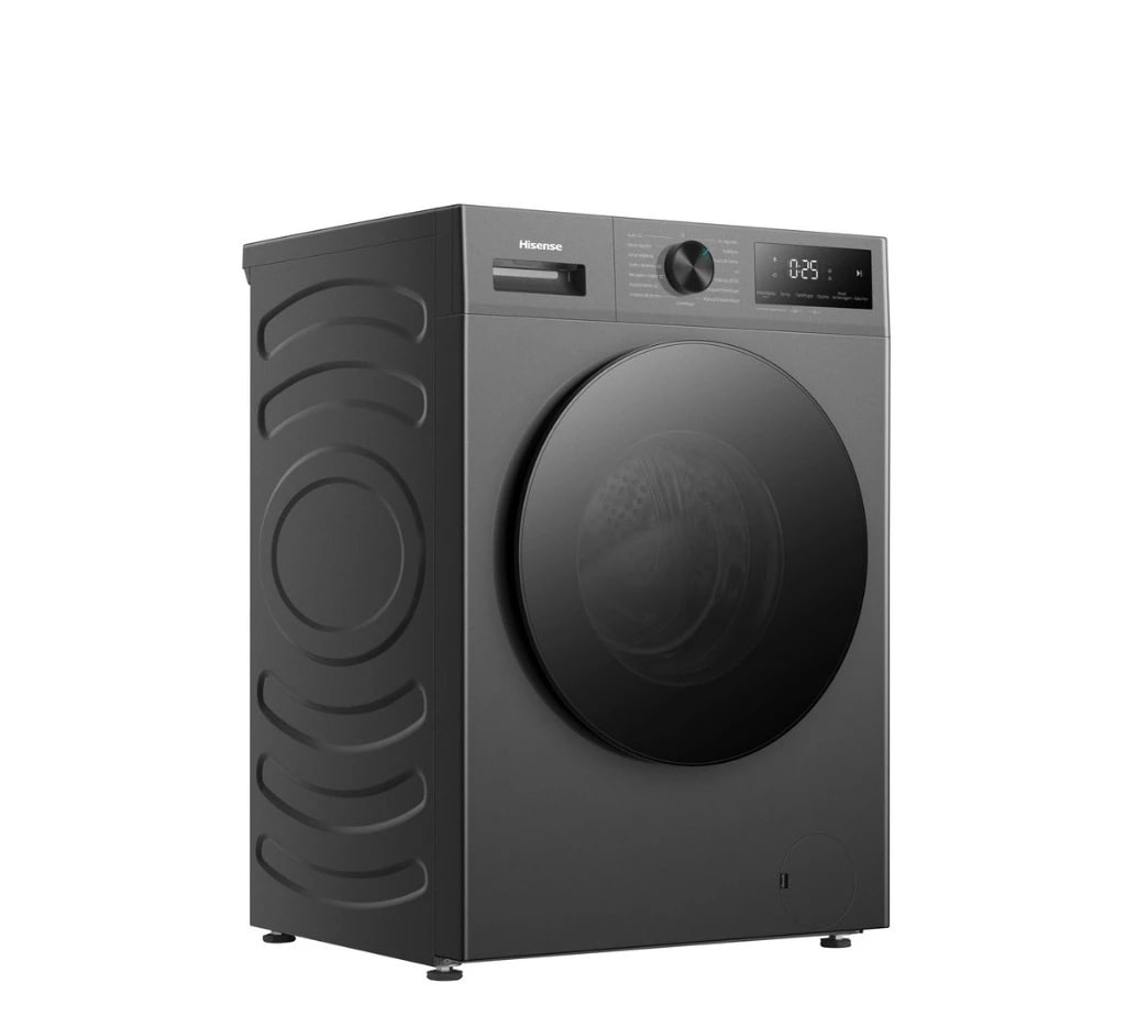 Lava e Seca Hisense 11kg Wd1i11 Compacta Fit e Função Steam Inverter Titânio