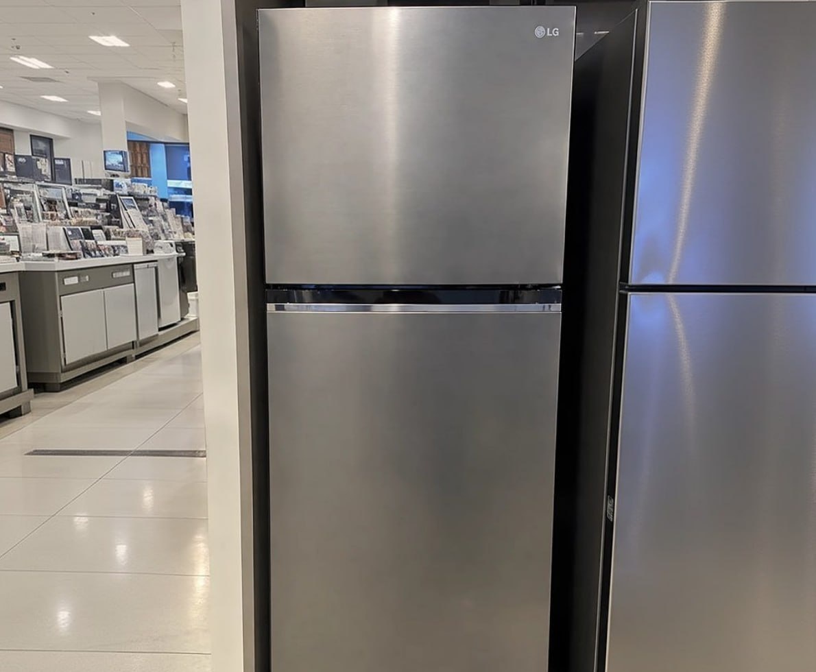 Geladeira LG Frost Free Inverter 375L Inox 127v