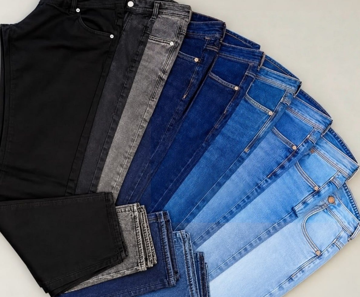 Kit 3 Calças Jeans Slim Fit Lycra