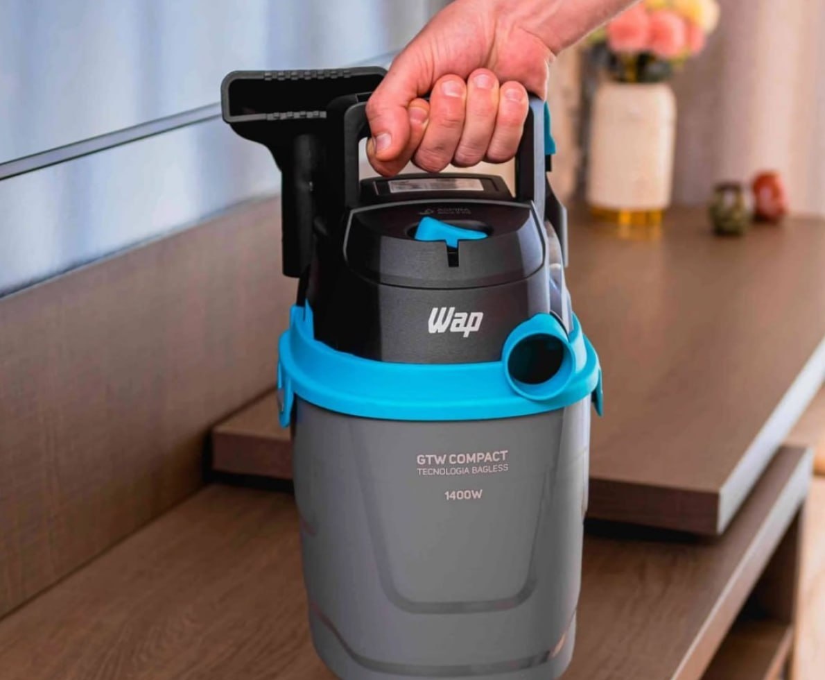 Aspirador de Pó e Líquido Portátil WAP GTW Compact 1400w 5,5L 220V