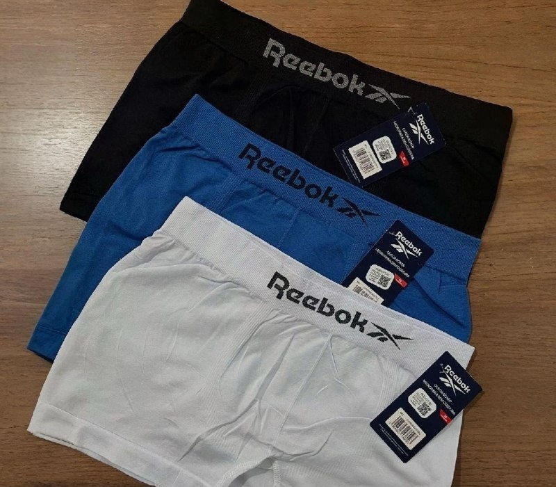 Kit com 6 Cuecas Boxer Box Classic Reebok
