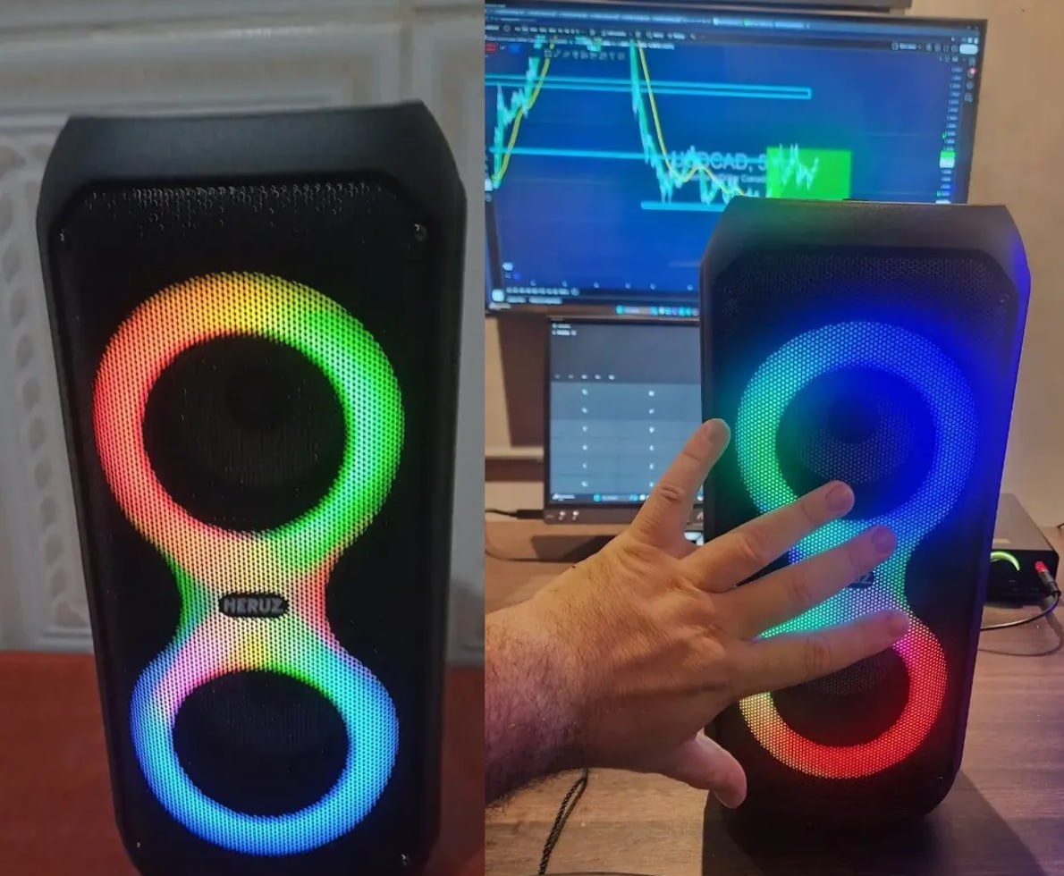 Caixa de Som Bluetooth 2 Altos Falantes 10w-hz