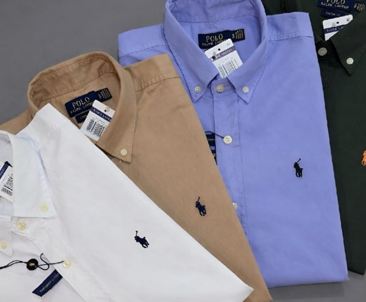 Camisa Social Ralph Lauren Oxford 5 cores
