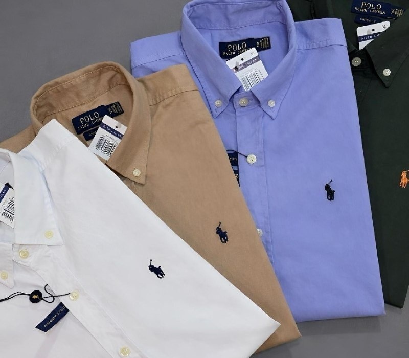Camisa Social Ralph Lauren Oxford 5 cores