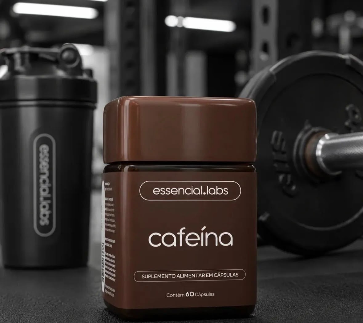 60 Cápsulas Cafeína 100 Pura 200mg