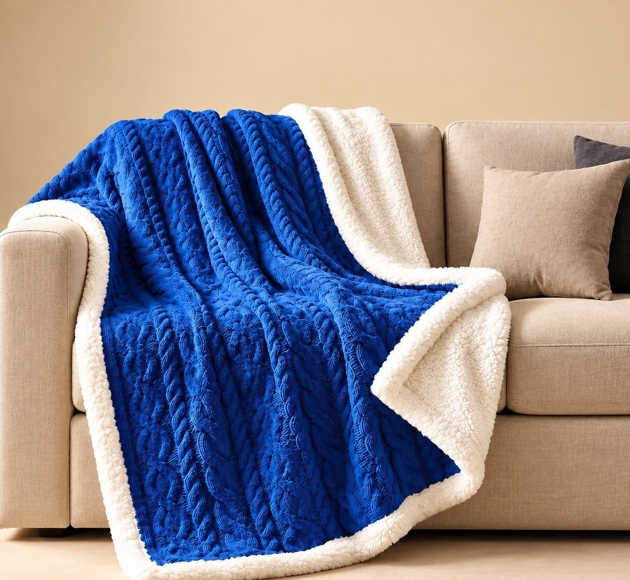 Cobertor Manta De Casal Sherpa 2,00x1,80 10 cores