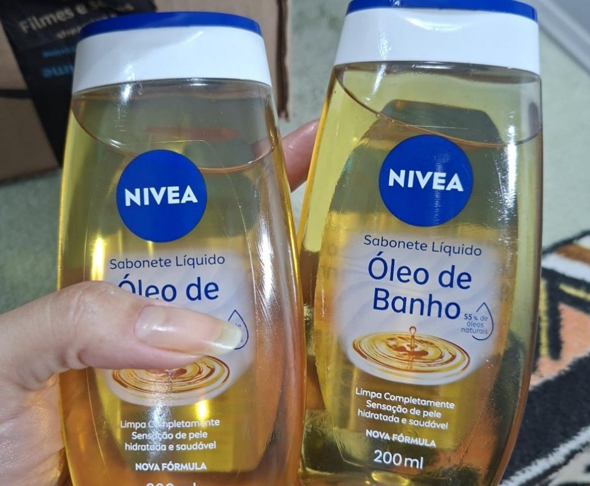 KIT 2 unid. NIVEA Sabonete Líquido Óleo de Banho 200ml