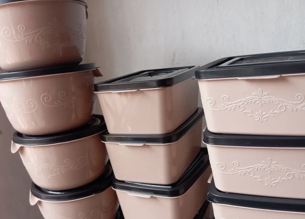 Kit 21 Potes Plásticos Com Tampa Tamanhos Variados Livre Bpa