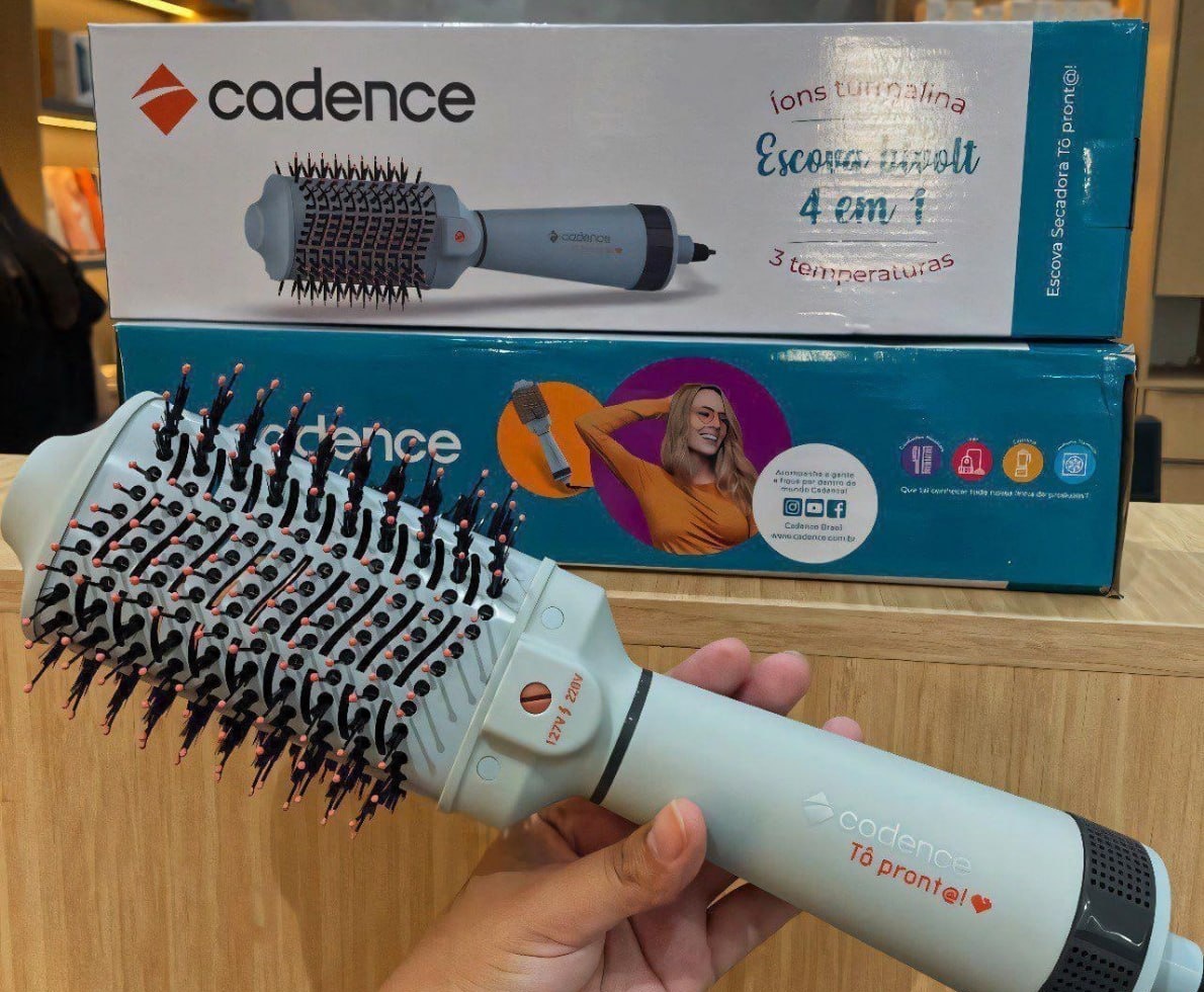 Escova Secadora Cadence Tô Pront 4 Em 1